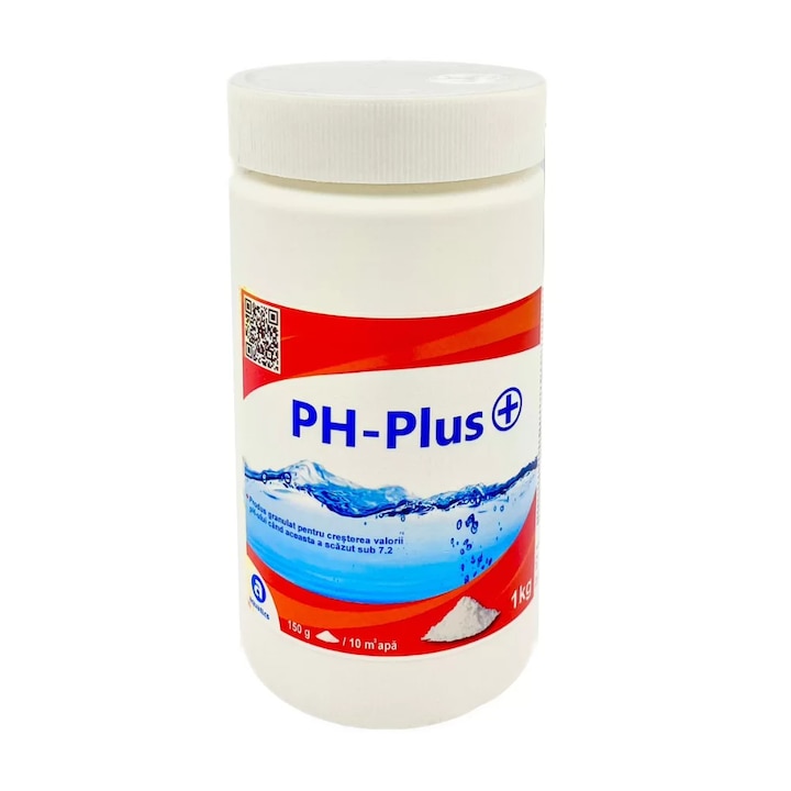 Препарат на гранули за регулиране на pH във вода Aquatics PH-plus, 1кг