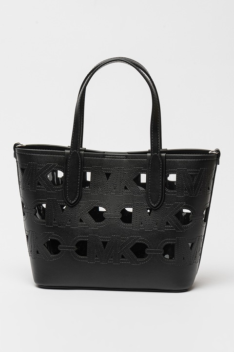 Michael Kors, Eliza shopper fazonú táska perforált dizájnnal, Fekete