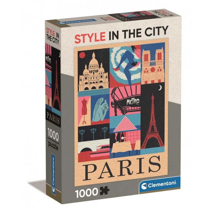 Clementoni 1000 db-os puzzle - Style In The City - Paris (39843)