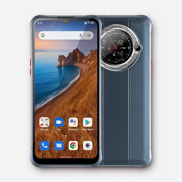 Telefon mobil Unihertz TickTock-E, 5G, Rugged Dual Screen 6.52" + 1.28", 4GB RAM, 64GB ROM, Android 12, MT6765 Octa-Core, 6000mAh, Dual SIM