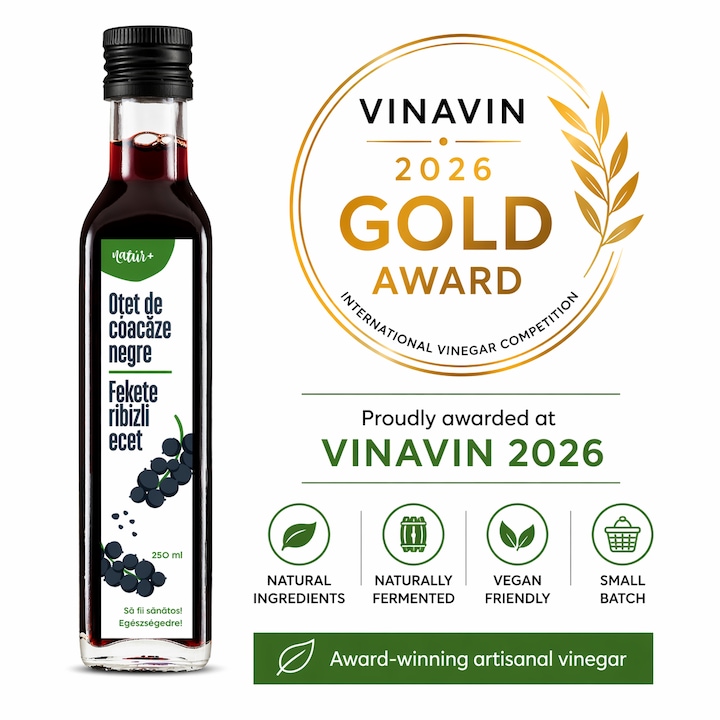Otet de coacaze negre Natur+ 250 ml