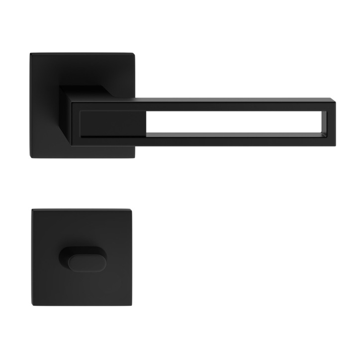 Maner usa model Tora Fit rozeta wc negru mat