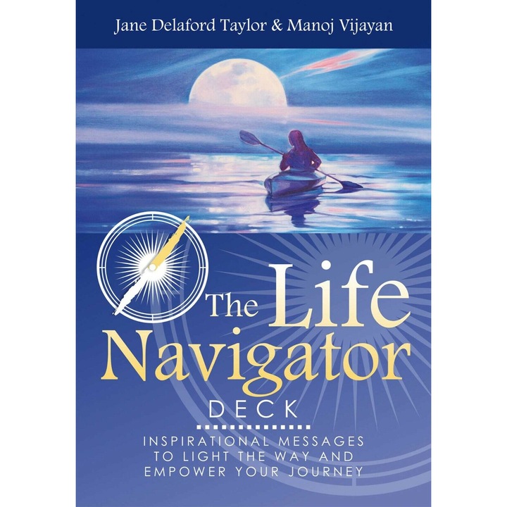 Комплект от 44 вдъхновяващи карти, Findhorn Press, Model The Life Navigator, Многоцветен