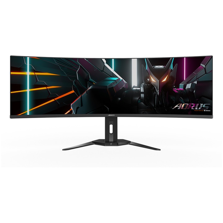 Gigabyte AORUS CO49DQ monitor Gaming OLED, 49", 144 Hz, DQHD, tükröződésmentes
