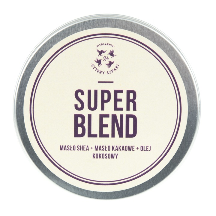 Mydlarnia Cztery Szpaki Super Blend testvaj, intenzív hidratálás, vegán, 150ml