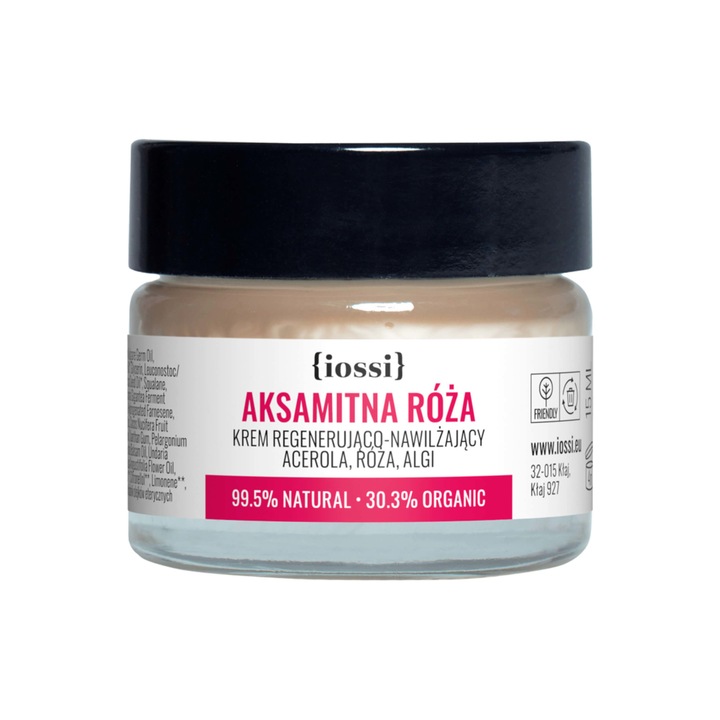 Regeneráló és hidratáló arckrém, gyógynövény és rózsa illattal, 15ml, szett