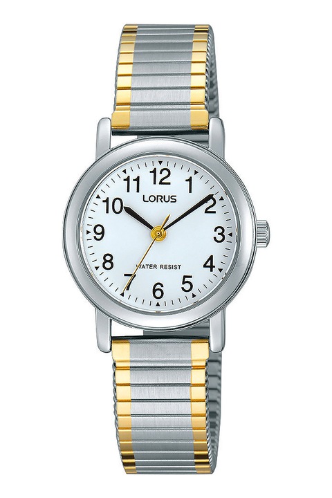 Lorus, Двуцветен аналогов часовник, Сребрист, Златист