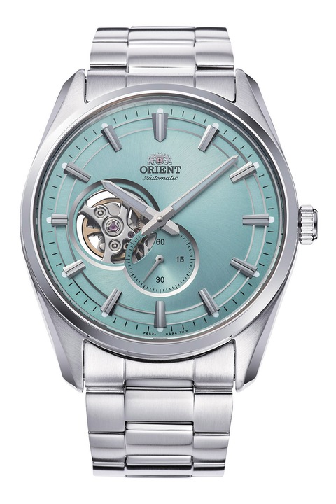 ORIENT, Автоматичен часовник с метална верижка, Сребрист