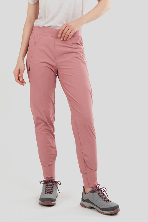 Fundango, Túra szabadidőnadrág cipzáros zsebekkel, Púderrózsaszín, XL