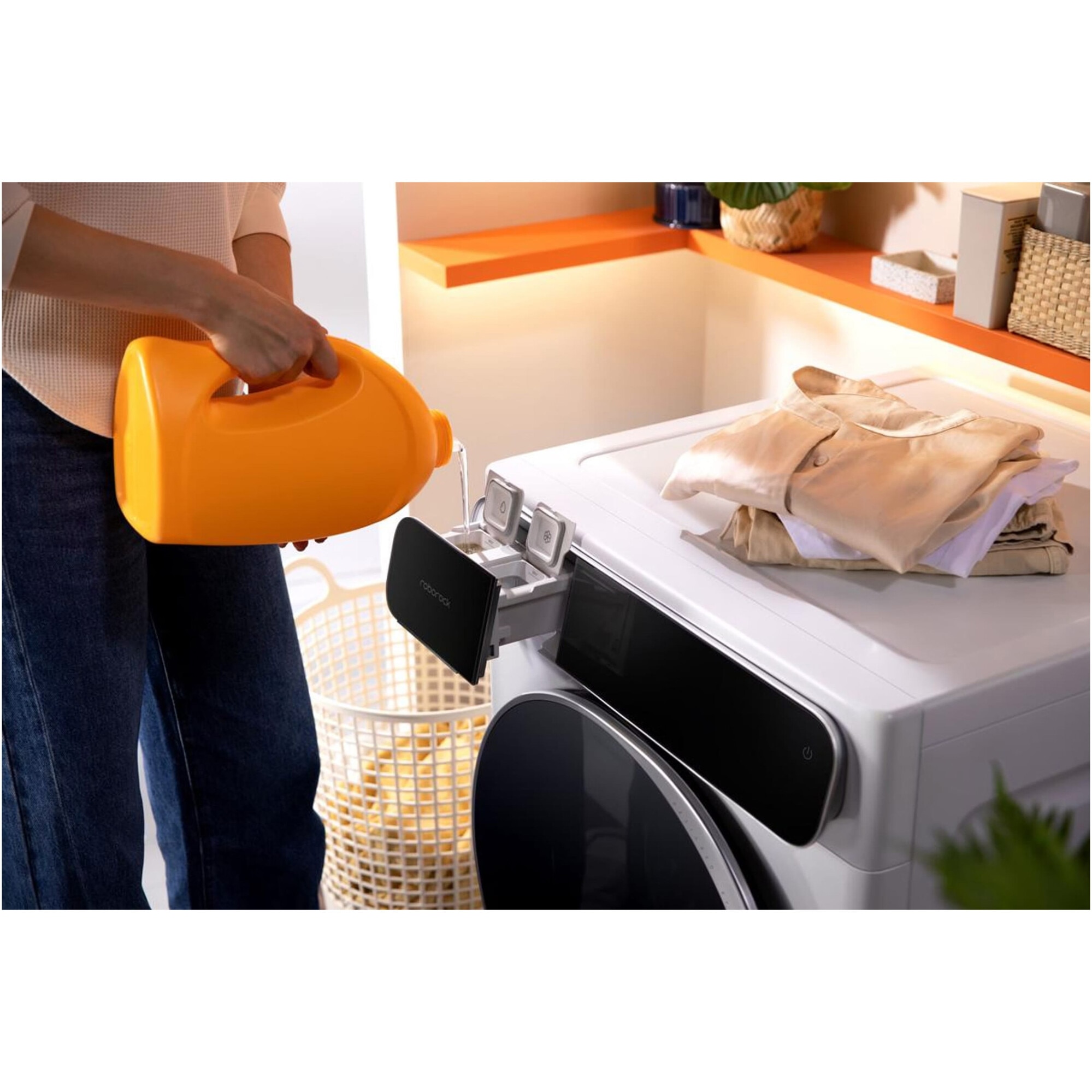 Masina de spalat rufe cu uscator Roborock ZEO ONE R600001, Spalare