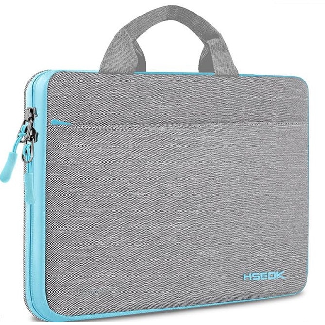 Husa pentru laptop, Hseok, Compatibila cu MacBook Pro 14 inchi M1/M2/M3/MacBook Air/Pro, Gri