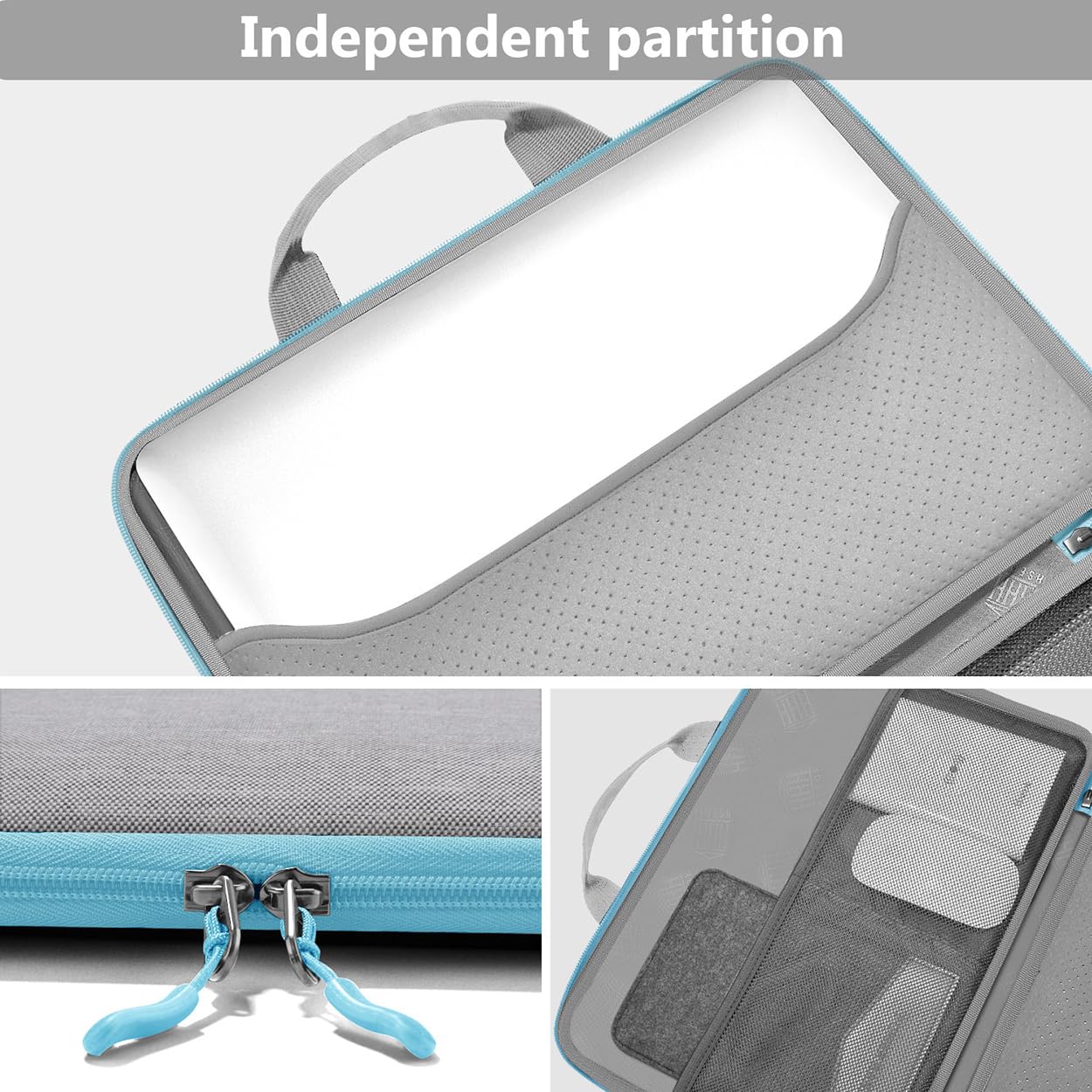 Husa pentru laptop, Hseok, Compatibila cu MacBook Pro 14 inchi M1/M2/M3/MacBook Air/Pro, Gri
