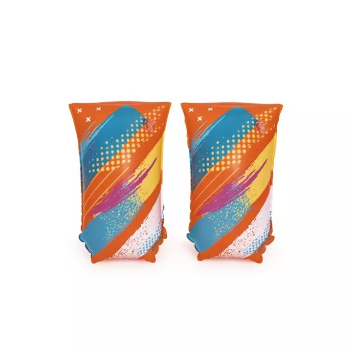 Aripioare inot Bestway Swim Safe - Colorify ToughLite, L/XL, 30 x 15 cm