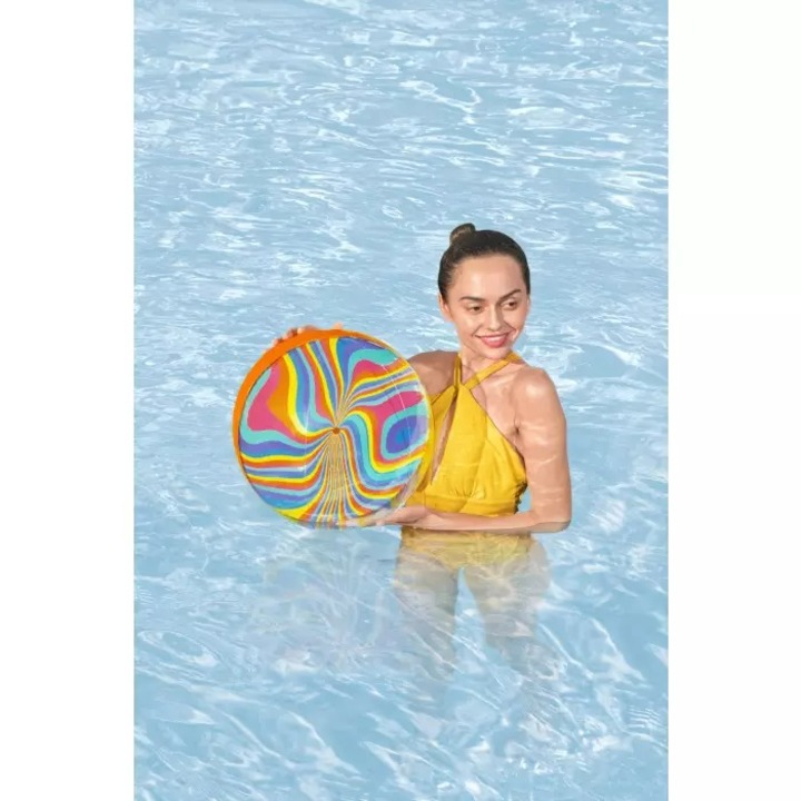 Minge gonflabila Bestway - Tie-Dye Twist Beach Ball, 46 cm