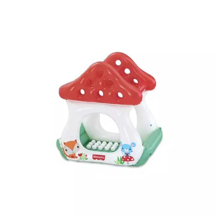 Piscina gonflabila Bestway Fisher Price - Merry Mushroom, 107 x 91 x 110 cm