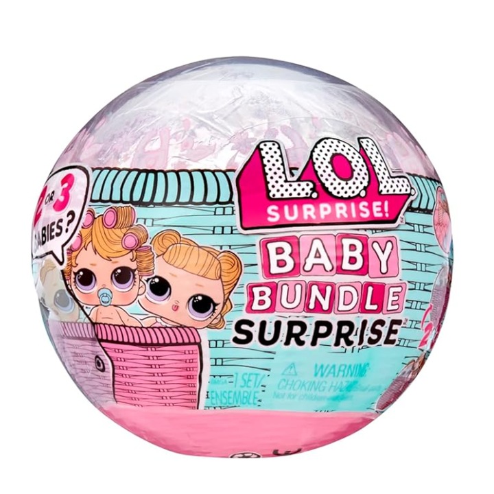 Papusi Mga LOL Surprise Baby Bundle, surpriza cu apa, set aleatoriu