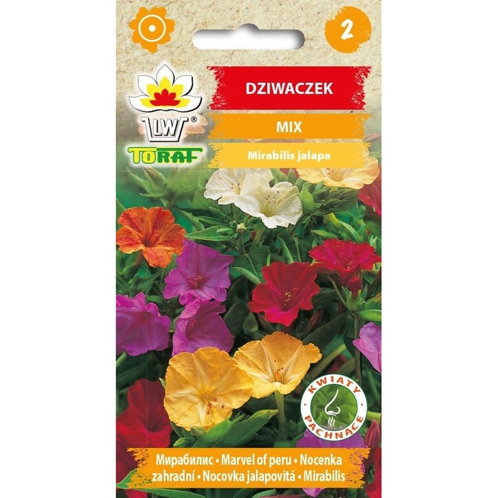 Seminte de flori colorate, Toraf, 2g