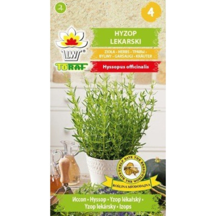 Seminte de isop Toraf, 0.5g