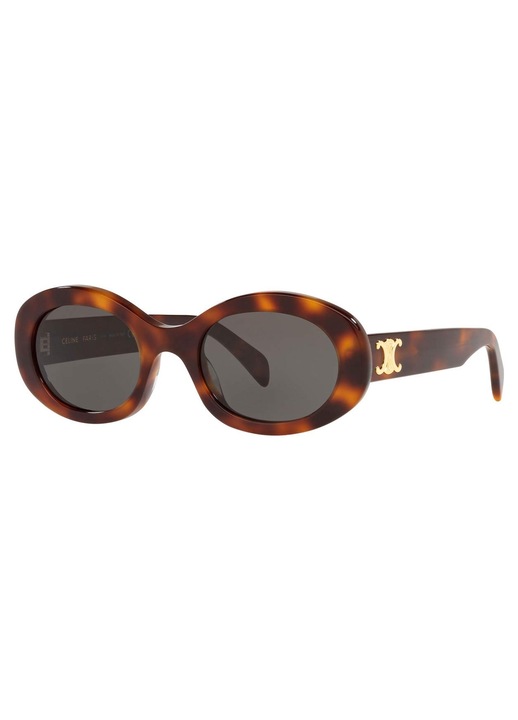 Női napszemüveg Celine triomphe-cl40194u, acetát, barna, 52x33x145mm