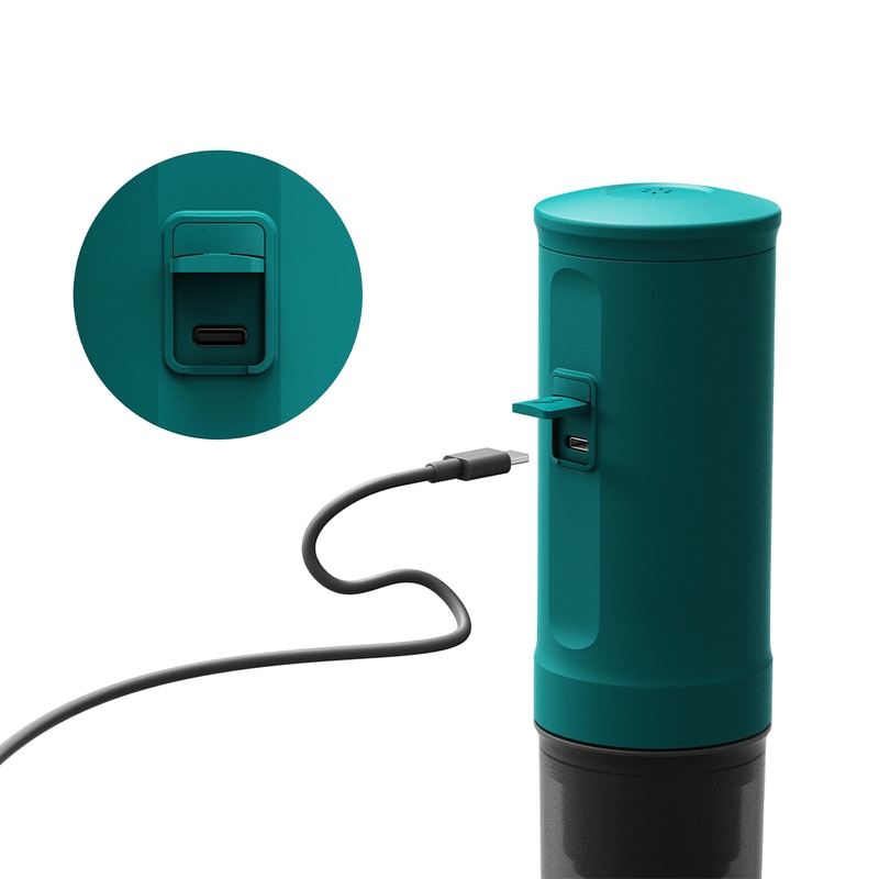 Outin Nano 7500mAh filtru de cafea portabil (turcoaz)