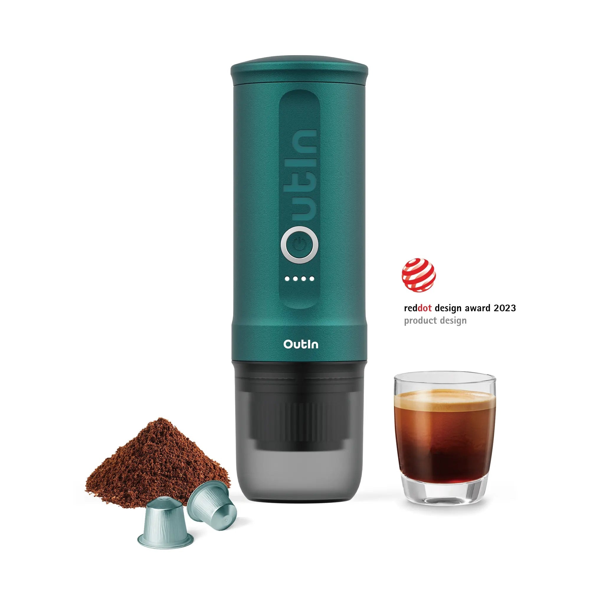 Outin Nano 7500mAh filtru de cafea portabil (turcoaz)