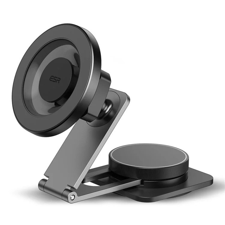 Suport auto Premium ESR - HaloLock (2B515) - Magnetic MagSafe Compatibil cu Tesla Model 3/Y/X/S Touchscreen Mount - Negru