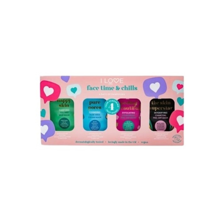 Set Masti Faciale I Love Face Time & Chills 4x10ml