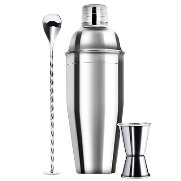 Set de 3 piese Cocktail Shaker Barman 750ml