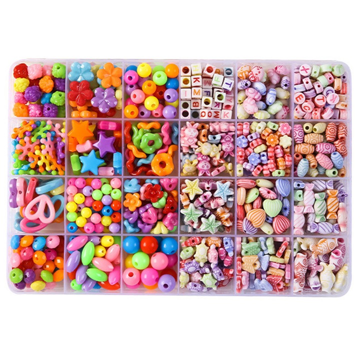 DIY ékszergyöngy készlet, Ronyes® ékszerészek ékszereket készítő karkötőkészlet, többszínű