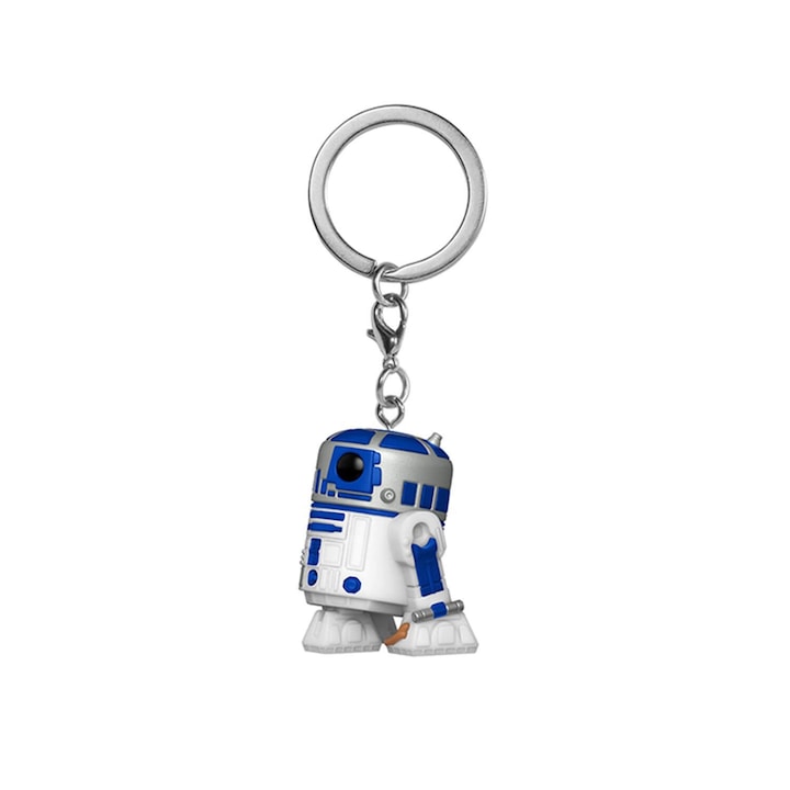 Breloc cu figurina Funko Pocket Pop Star Wars, R2-D2, 4 cm