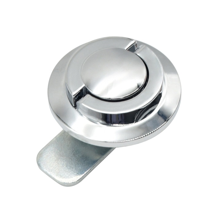 Incuietoare pentru Mobilier, Set de 3 Buc, cu Maner, din Aliaj, Argintiu, AlisVas-store