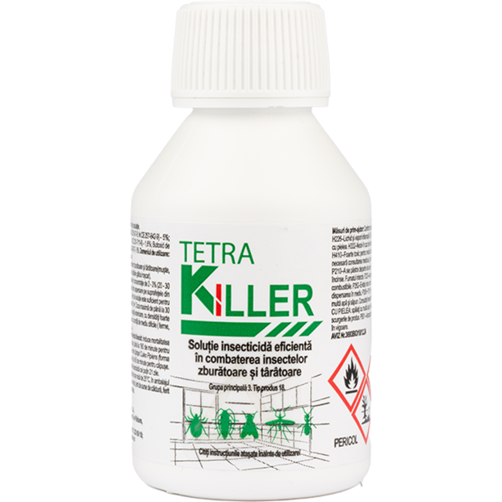 Insecticid pentru combaterea insectelor zburatoare si taratoare, Pasteur, TETRA KILLER 1 L