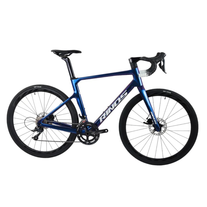 Шосеен велосипед RINOS Carbon Odin1.0, Shimano R3000, 58 см, Син