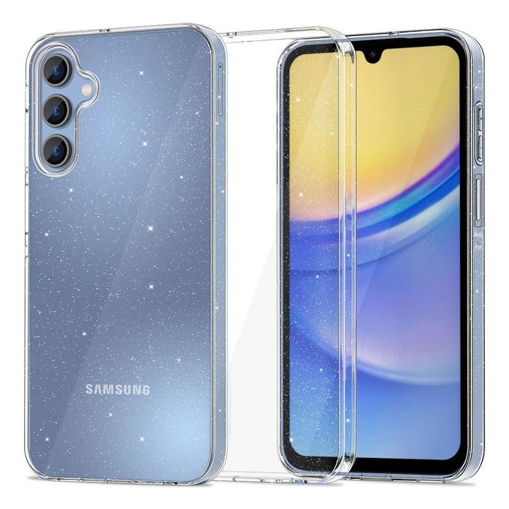 Tech-Protect Flexair tok, Samsung Galaxy A15 4G / 5G telefonhoz, átlátszó
