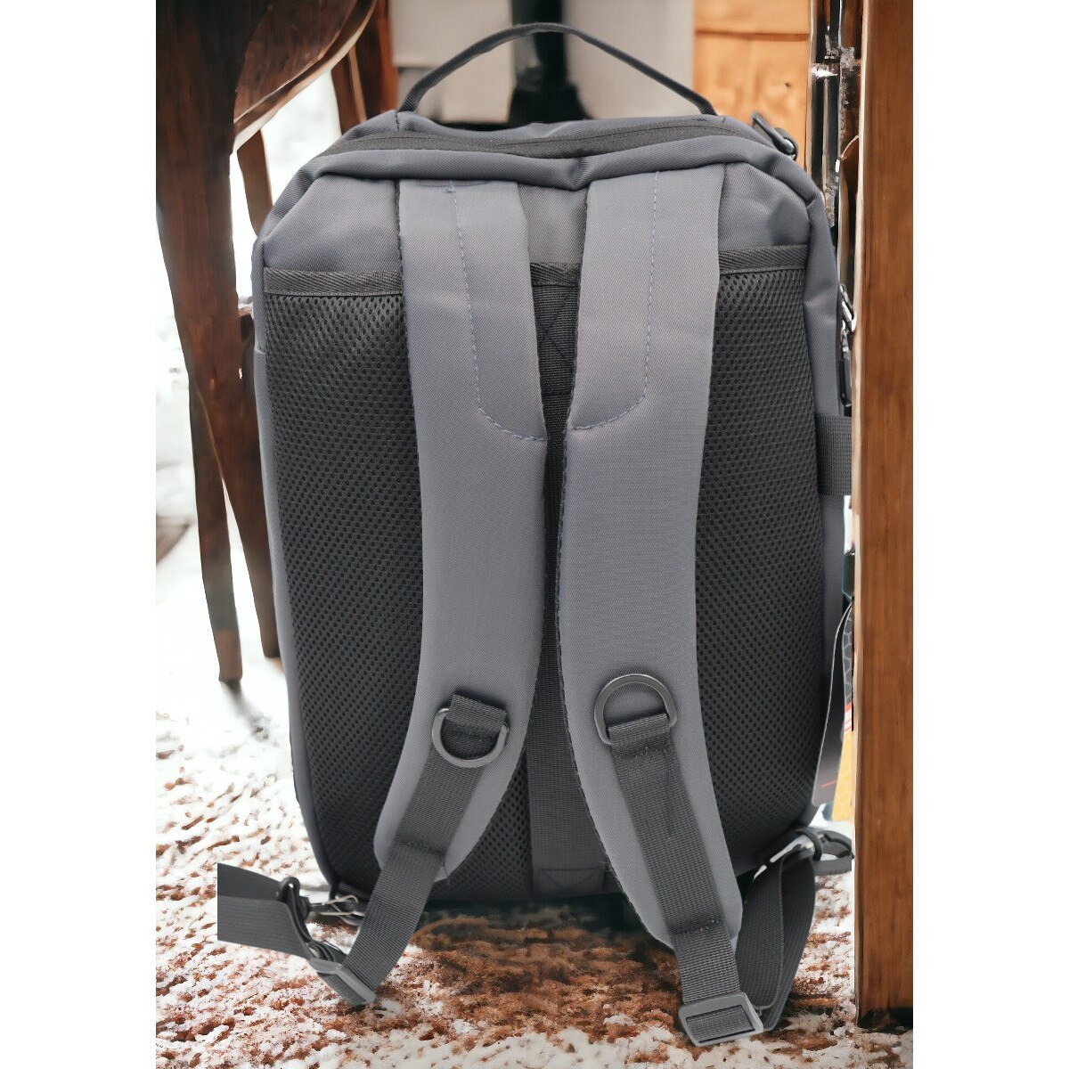 Rucsac laptop, multifunctional 1618, 42x28x17cm, gri