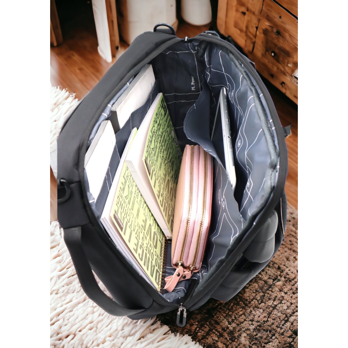 Rucsac laptop, multifunctional 1618, 42x28x17cm, gri