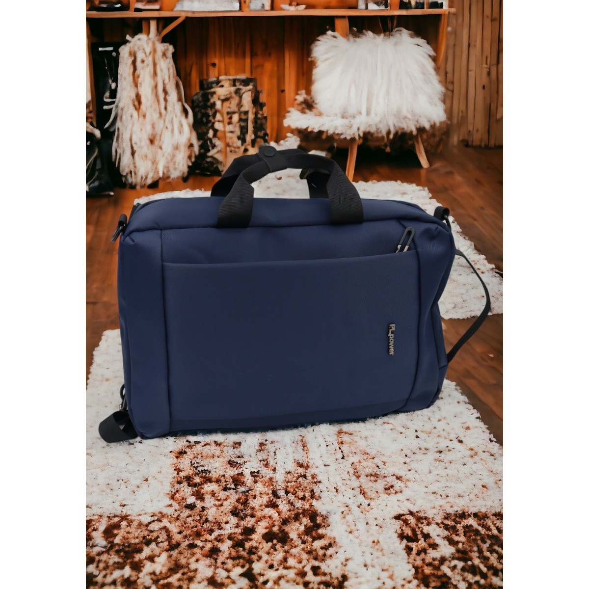 Rucsac laptop, multifunctional 1618, 42x28x17cm, bleumarin