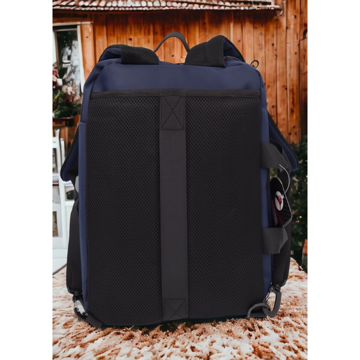 Rucsac laptop, multifunctional 1618, 42x28x17cm, bleumarin
