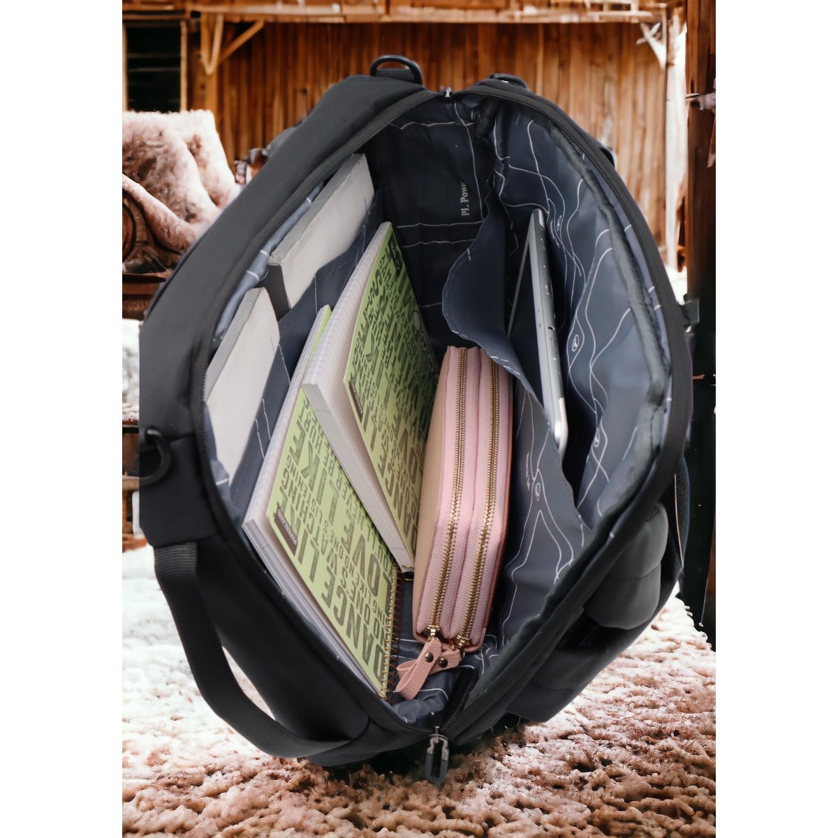 Rucsac laptop, multifunctional 1618, 42x28x17cm, bleumarin