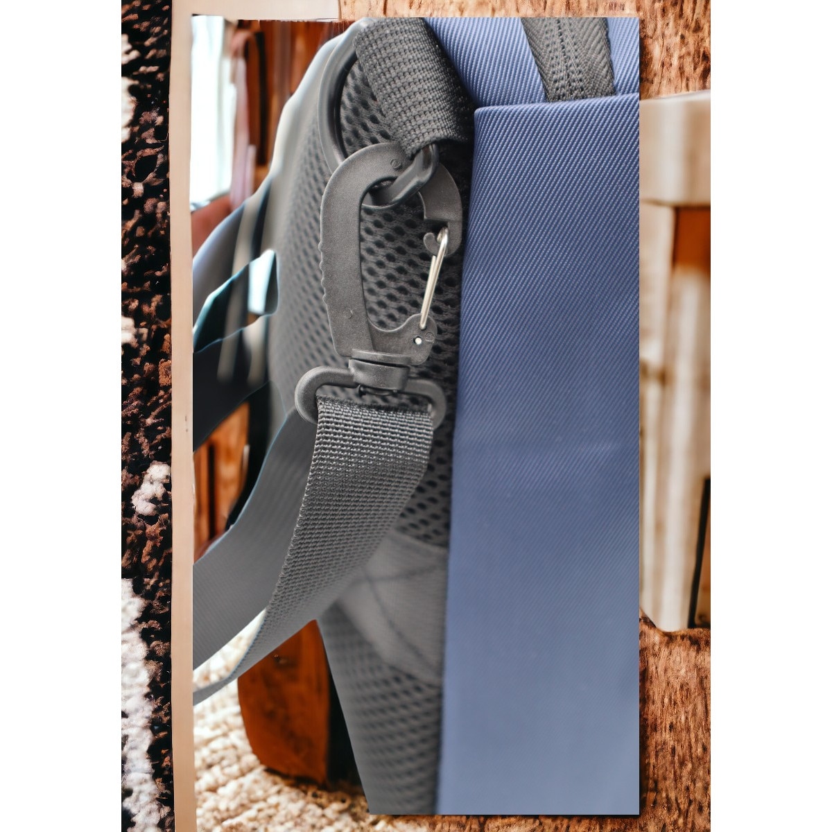 Rucsac laptop, multifunctional 1618, 42x28x17cm, bleumarin