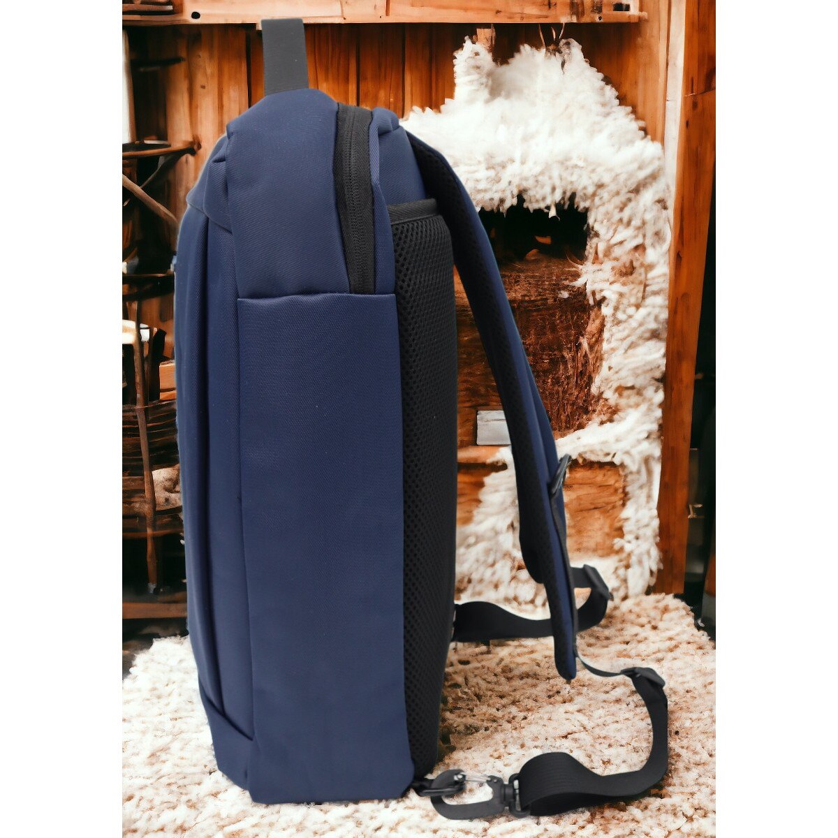 Rucsac laptop, multifunctional 1618, 42x28x17cm, bleumarin