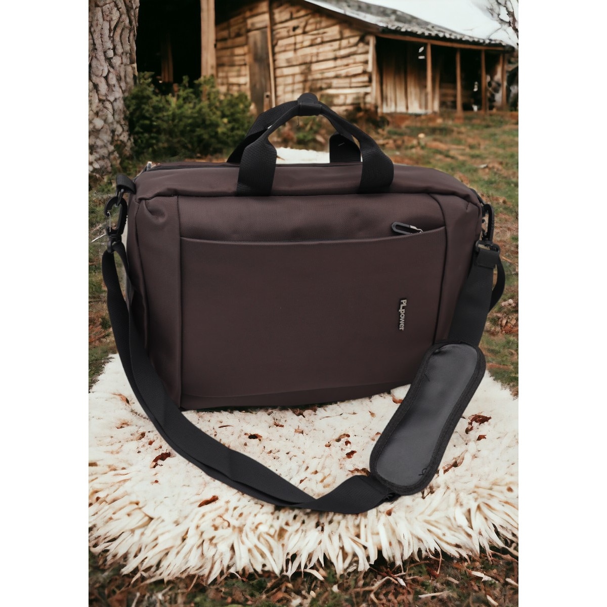 Rucsac laptop, multifunctional 1618, 42x28x17cm, maro