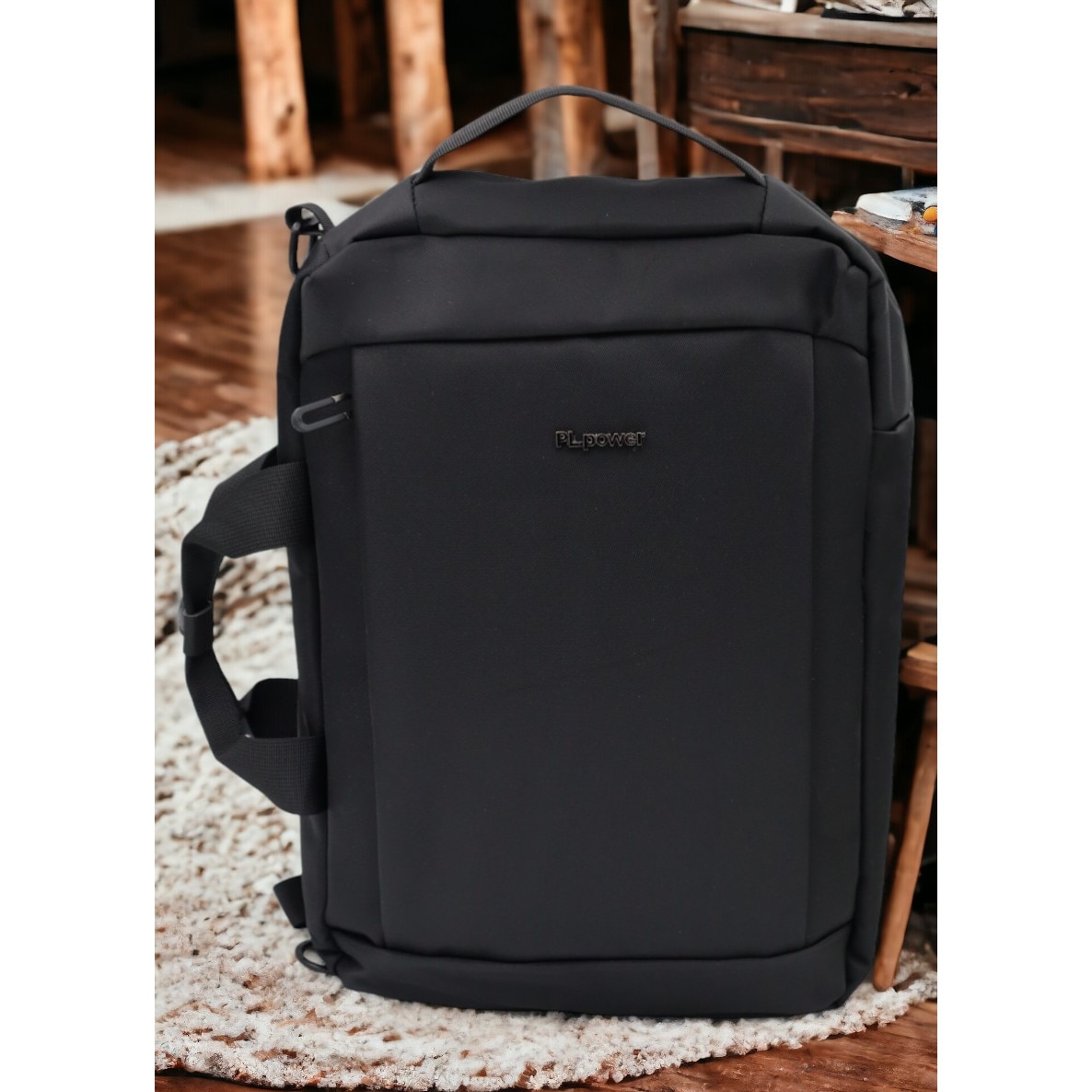 Rucsac laptop, multifunctional 1618, 42x28x17cm, negru