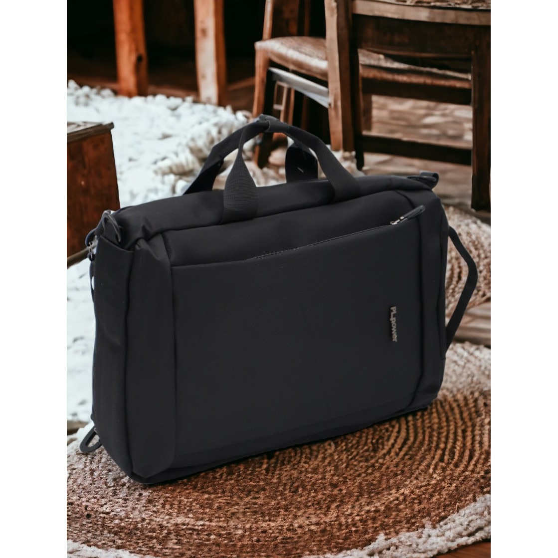 Rucsac laptop, multifunctional 1618, 42x28x17cm, negru