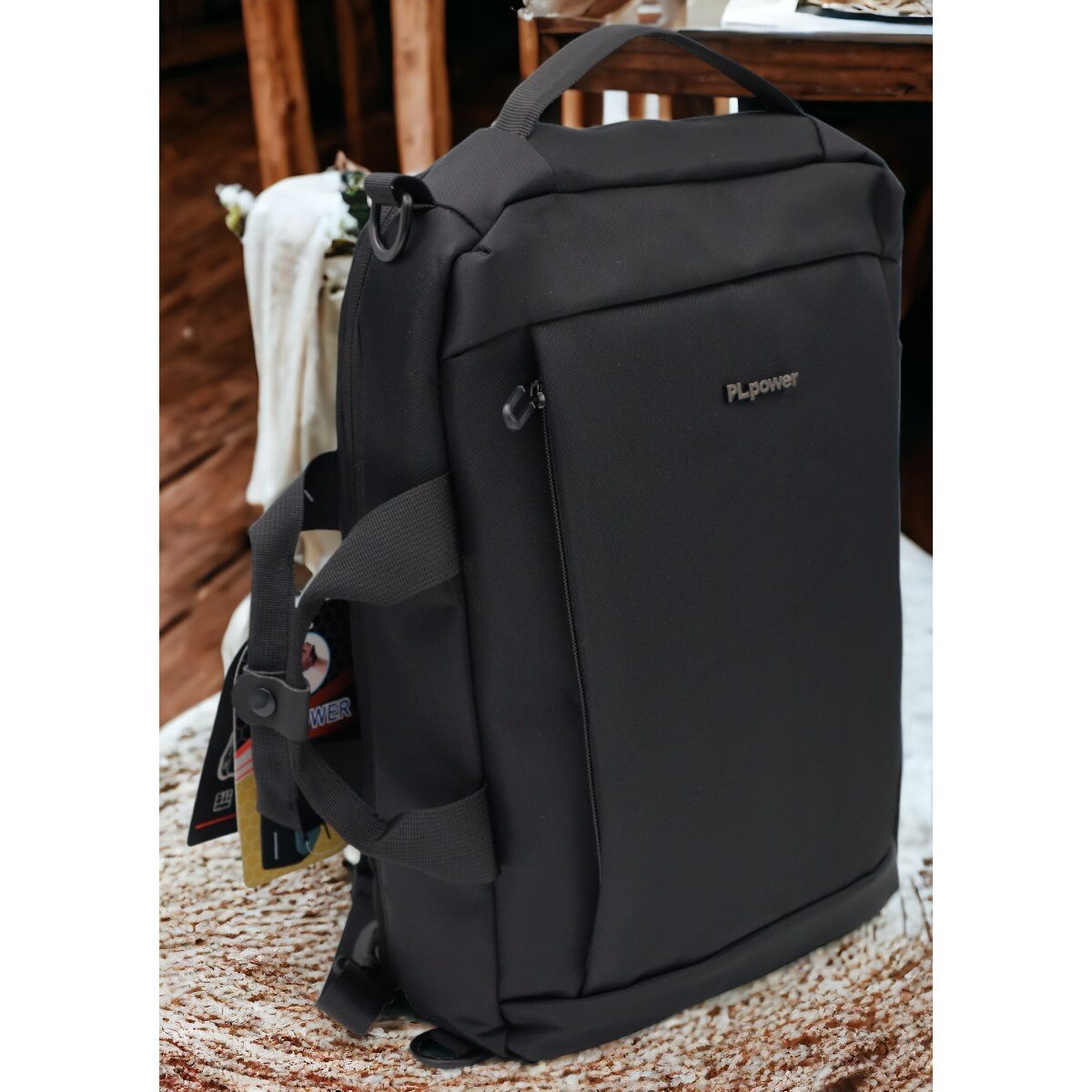 Rucsac laptop, multifunctional 1618, 42x28x17cm, negru