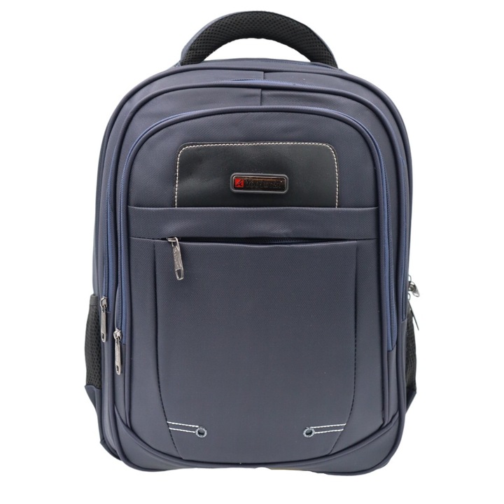 Rucsac cu trei compartimente 99821-1, impermeabil, 42x33x24cm, bleumarin