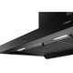 Hota de perete Turbionaire Chef 90 Wall Pro Black, Motor brushless 800 mc/h, Clasa A++, Colector de grasimi, Filtre Baffle Avansate, Control electronic, Iluminare LED 4000K, 3 viteze + Boost, Negru