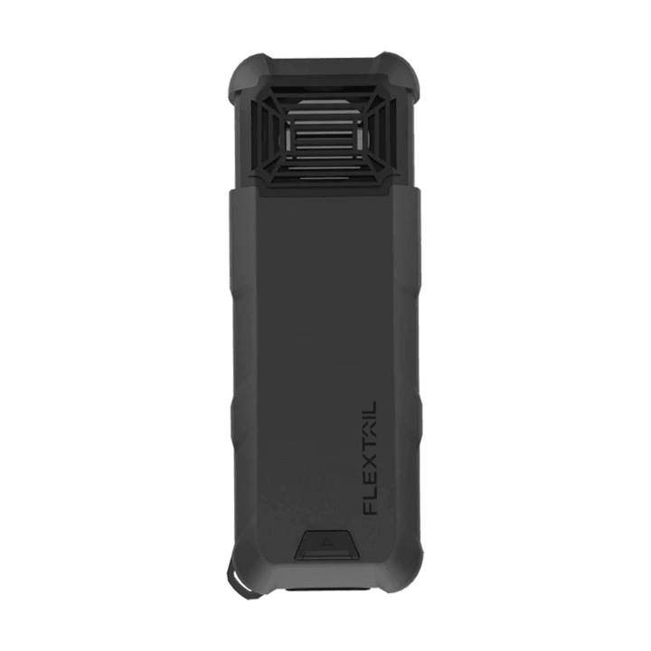 Szagriasztó Flextail MAX REPEL, szúnyogok elleni eszköz 2 az 1-ben, kompakt, hordozható és újratölthető, 9600 mAh-s akkumulátor, 360°-os védelem, külső akkumulátor üzemmód, 2 tabletta, szürke