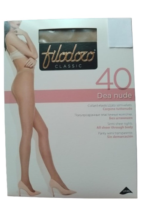 Dres Filodoro Dea Nude, Lycra 40 den, Playa (Nude, Nude