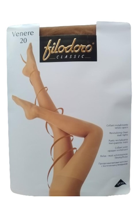 Dres Filodoro Venere, Modelator, Lycra 20 den, Bronzo